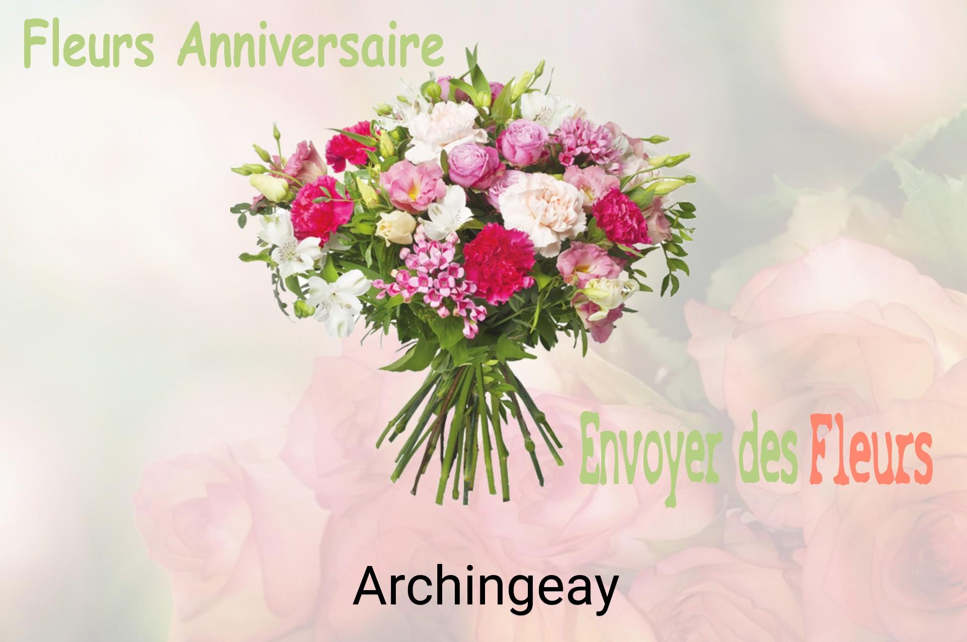 Bouquet de fleurs d’anniversaire livré à Archingeay